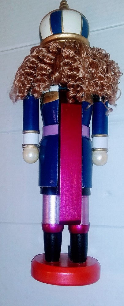 Blue Czar Soilder Nutcracker 14 Inch With Hair