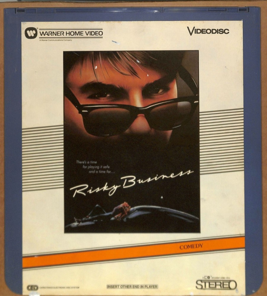 Risky Business (1983) Vintage CED Videodisc TESTED WORKING