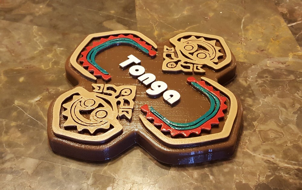 Polynesian Themed Sign / Plaque - Tonga House
