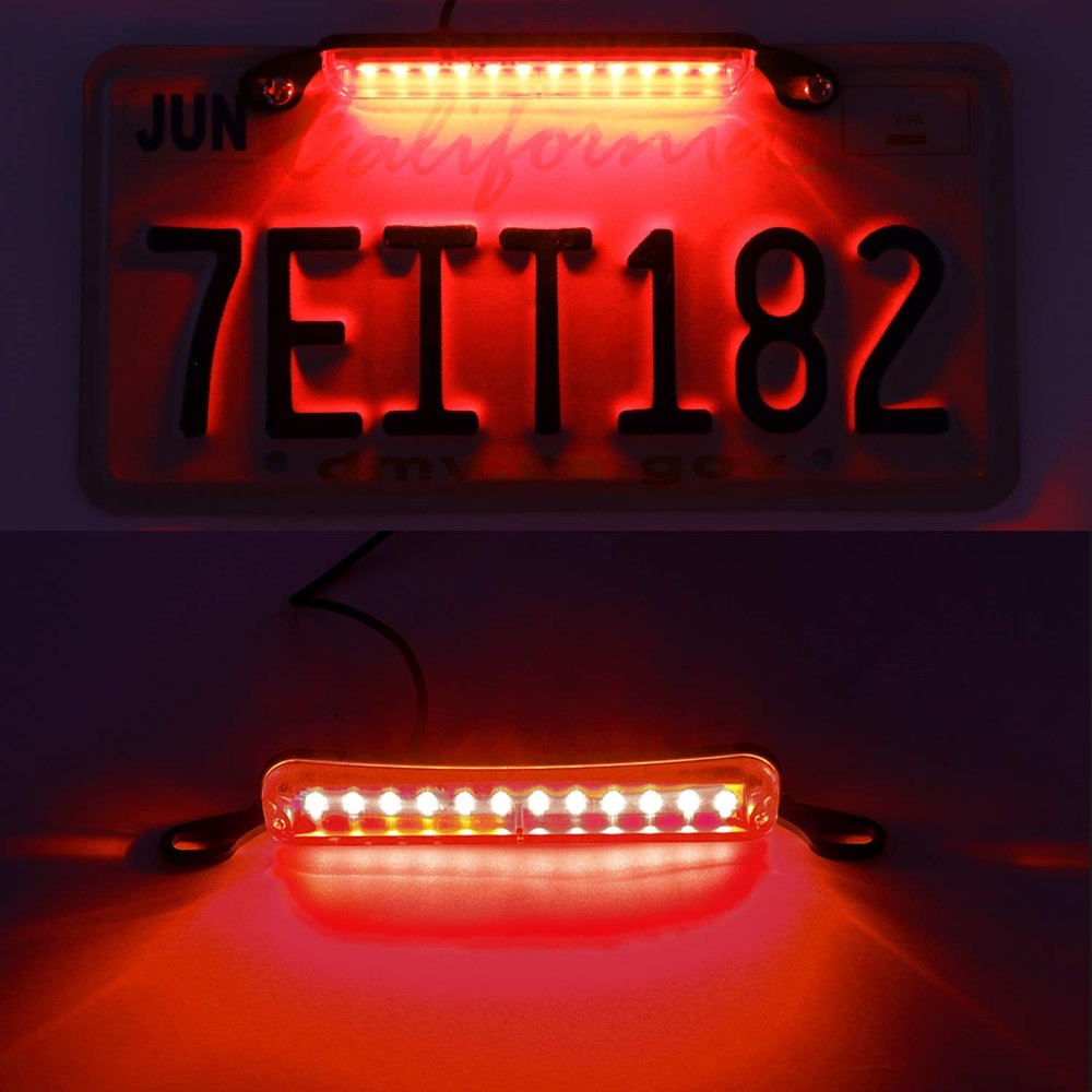 LivTee License Plate Light, Extremely Bright LED Lights Red
