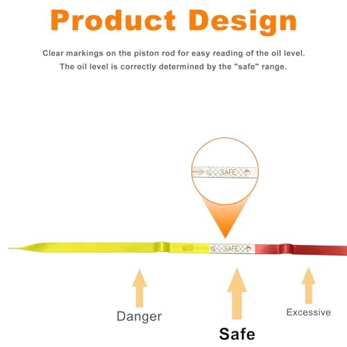 Engine Oil Level Dipstick Fluid Indicator, for 2011-2019 Ram 1500, 2011-2017