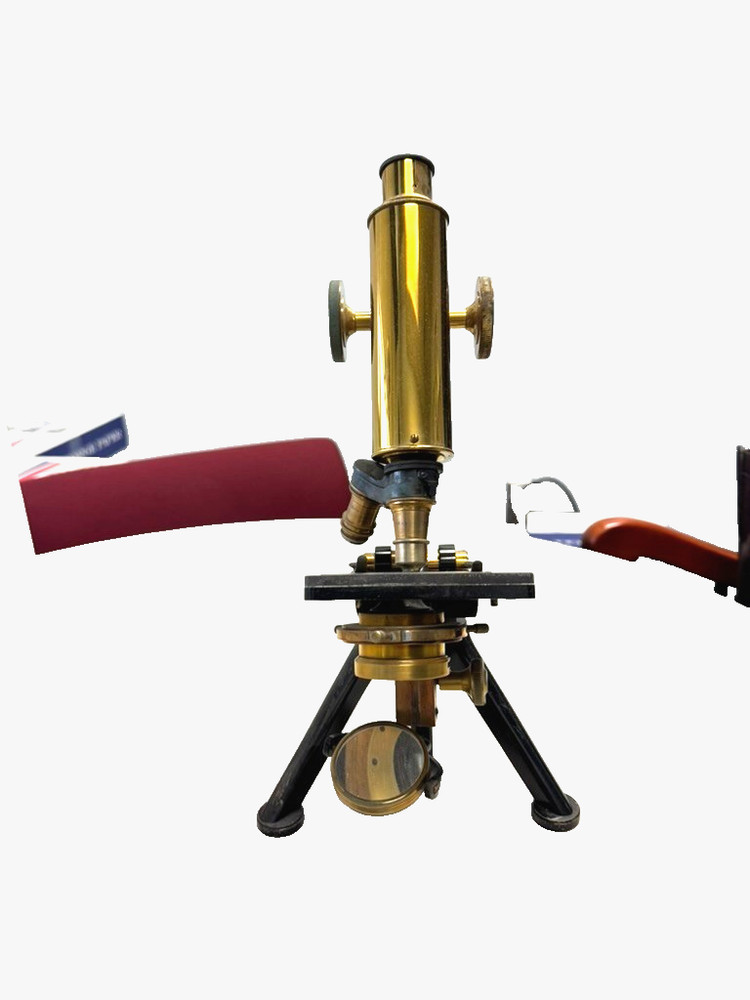 Antique Watson & Sons FRAM Tripod Microscope, #23337