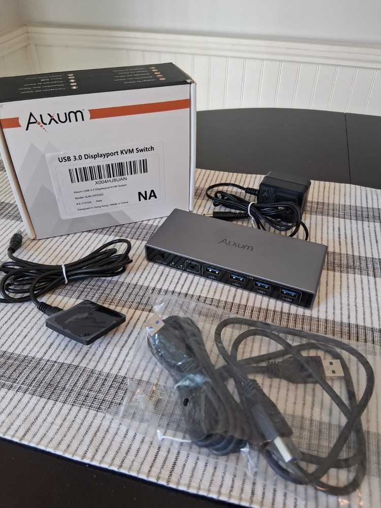 Alxum USB 3.0 Displayport KVM Switch