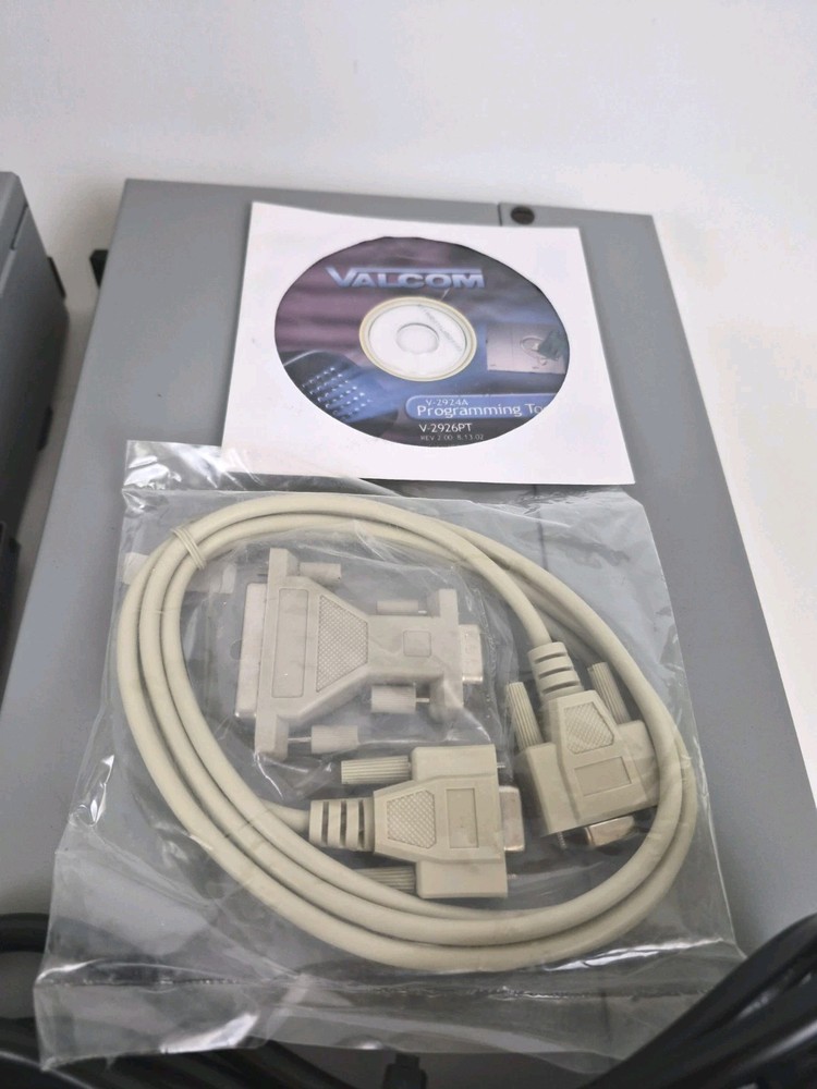 Valcom V-2924A + V-2925A Talkback Intercom System Lot w/ Boxes Powers On