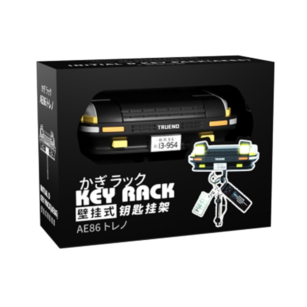 Initial D AE86 & Mazd@ MX5 Miata Car Wall Key Holder - Pop-Up Headlight, Auto...