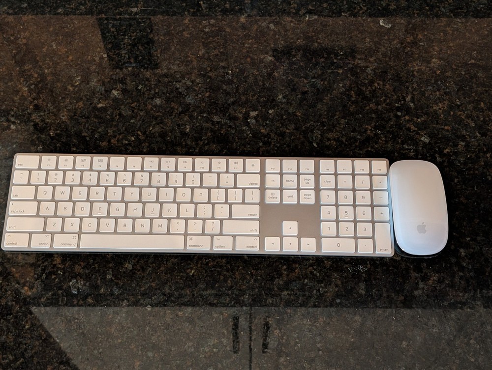 Apple Magic Keyboard with Numeric Pad and Apple Magic Mouse 2 Set Wireless
