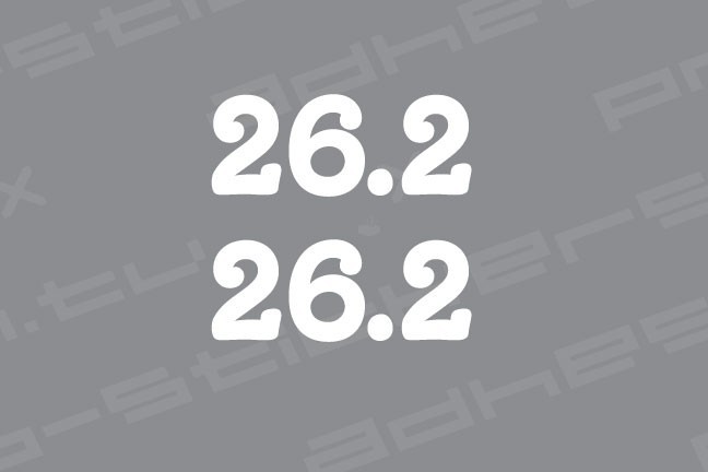 26.2 Marathon Decal Sticker Vinyl Decals