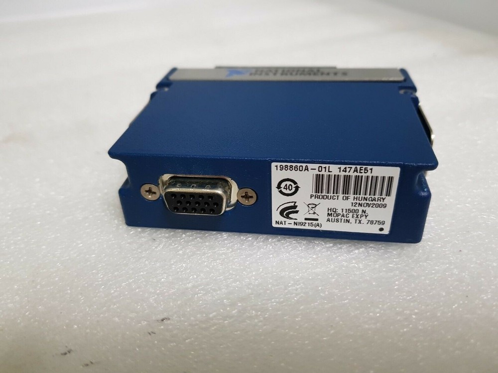 National Instruments NI 9215 cDAQ Analog Input Module Simultaneous Sampling