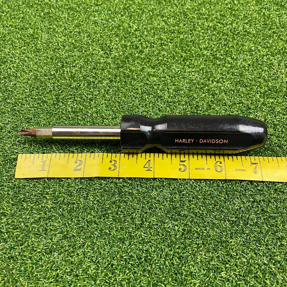 Vintage Harley Davidson Interchangeable Screwdriver Bits Motorcycle Kit