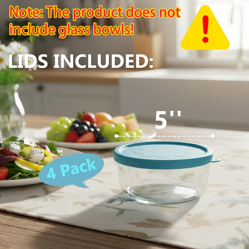 VIOTIIN 2 Cup Silicone Replacement Lids Storage Cover for 2 - 4 Pack