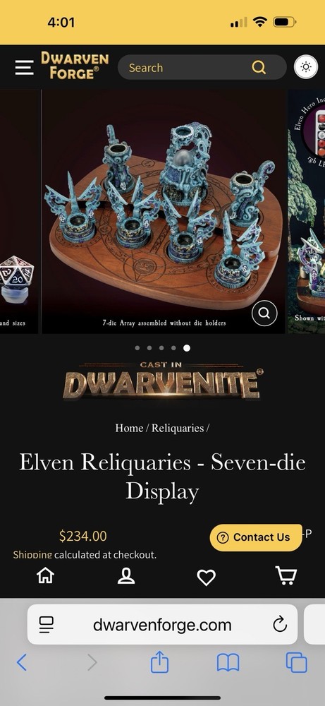 dwarven forge Reliquary Elven