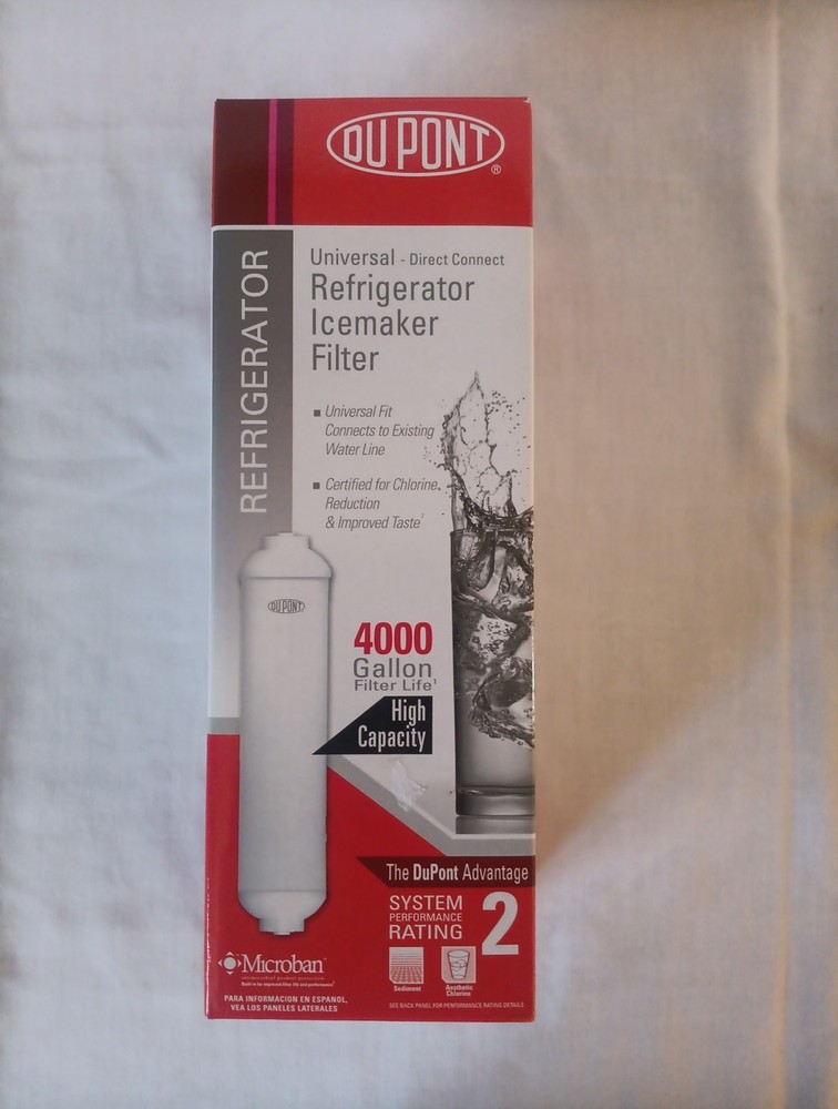 DuPont Refrigerator Icemaker Filter 4000 Gallon #WFIR200X New Sealed