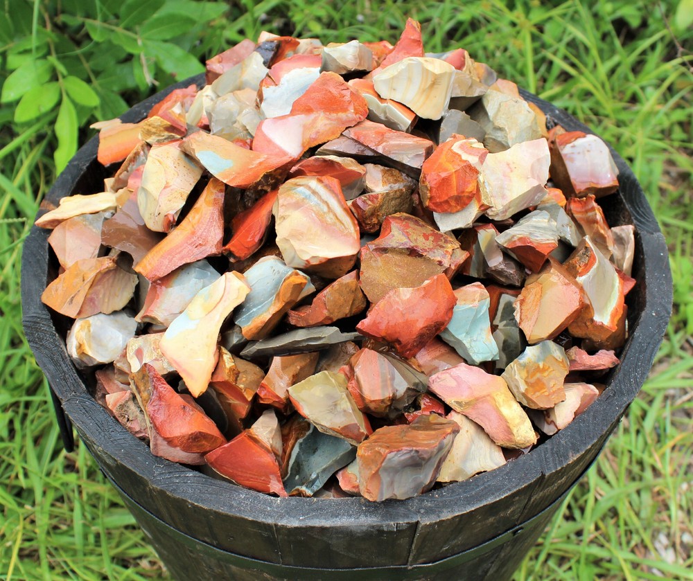 Polychrome Jasper Rough Natural Bulk Lots (Raw Polychrome Jasper, Desert Jasper)