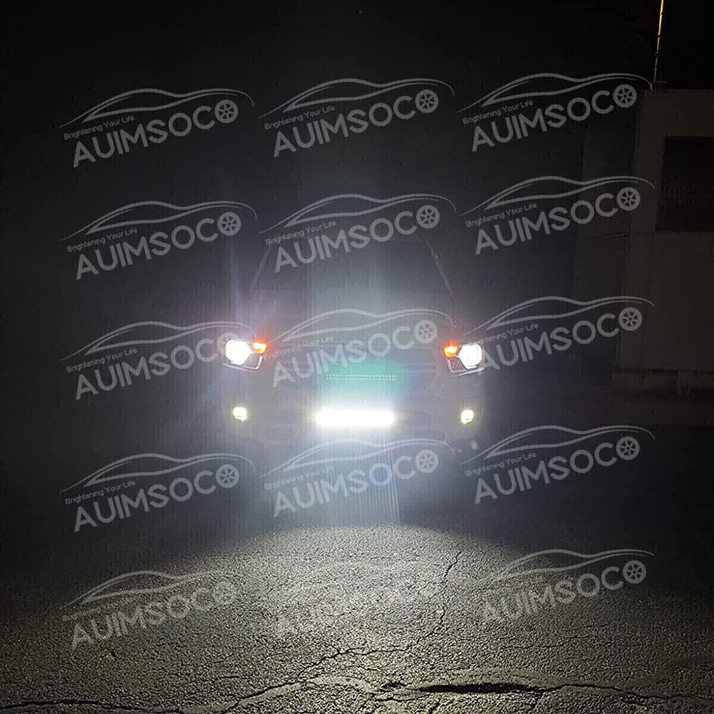 12000K LED Headlight Low Beam Bulbs Kit For Chevy Silverado 1500 2500 2007-2015