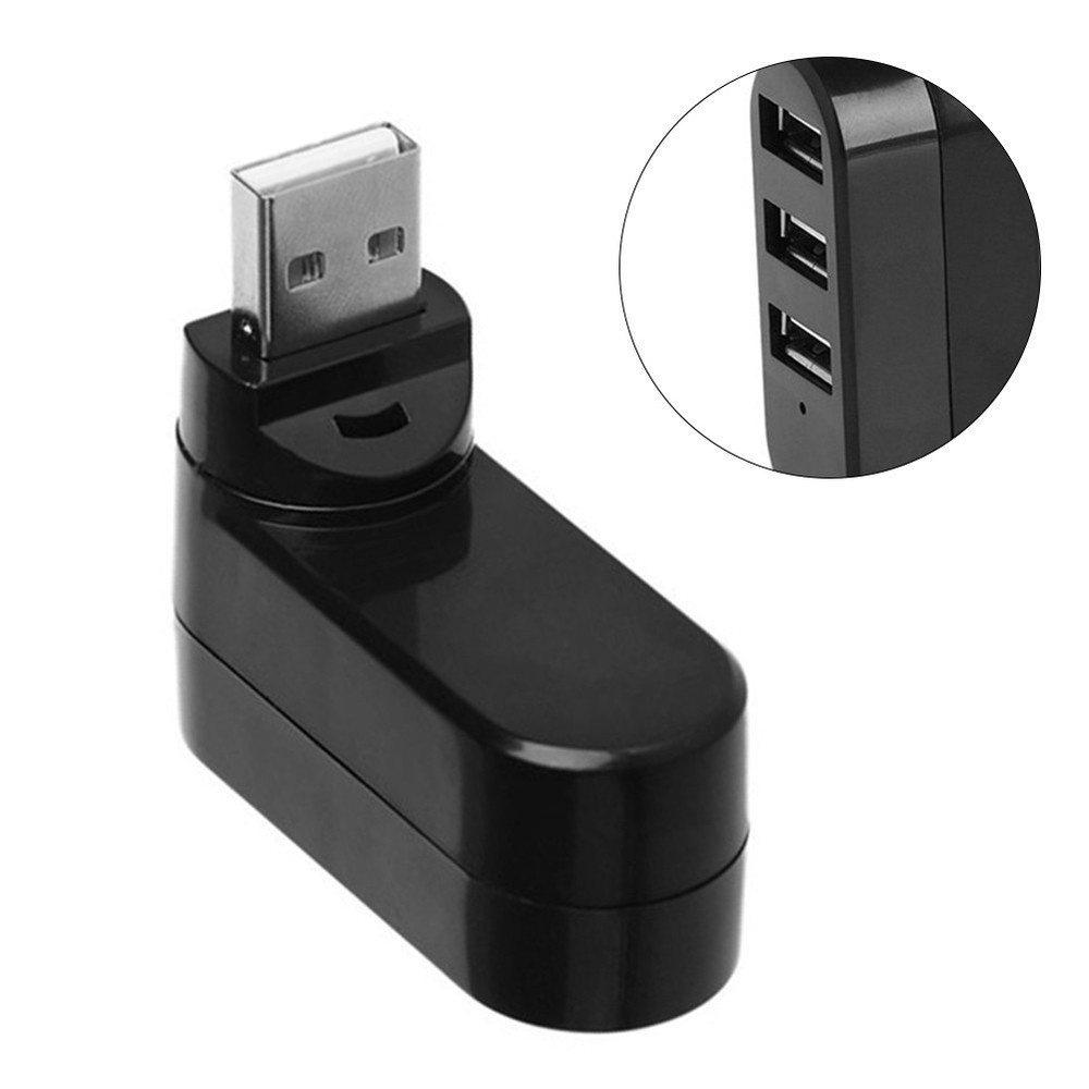 High speed USB 2 0 Rotating Splitter Adapter Hub for Quick Data Transfers