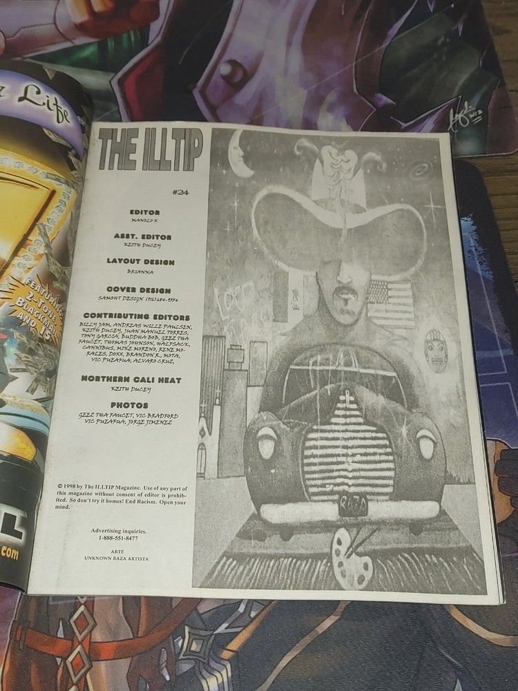 Ill Tip Magazine Featuring C-BO! Issue 24! Pre-owned!