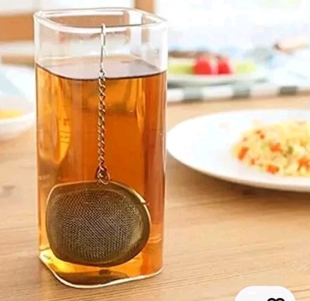 1 X Stainless Steel Mesh Tea Infuser Diffuser Strainer Steeper W/silver Tool