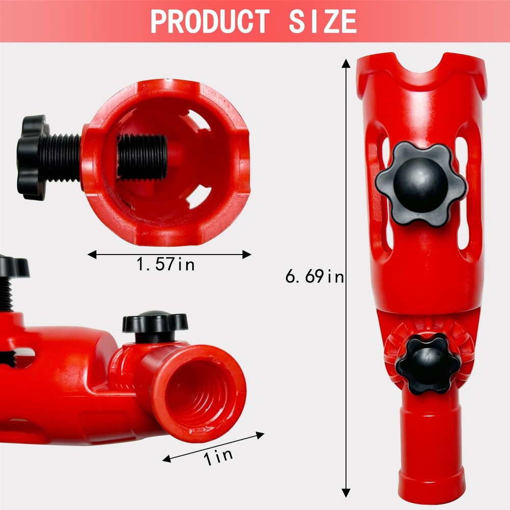 Multi-Angle Paint Brush Extender for High Ceiling,Extension Pole Red