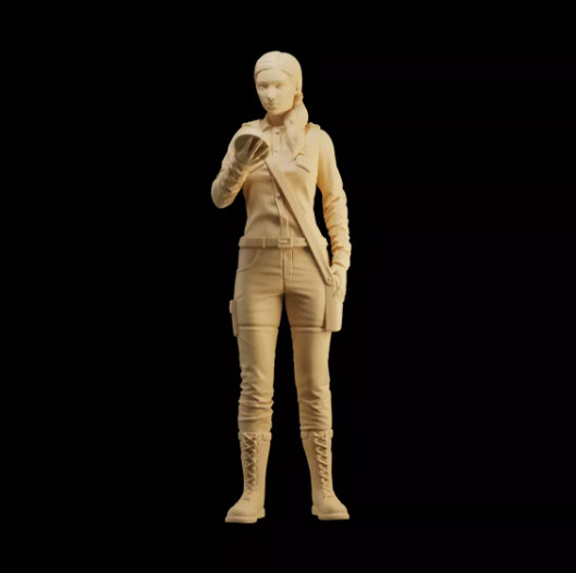 1/35 Resin Exploration team 4 Figures unpainted