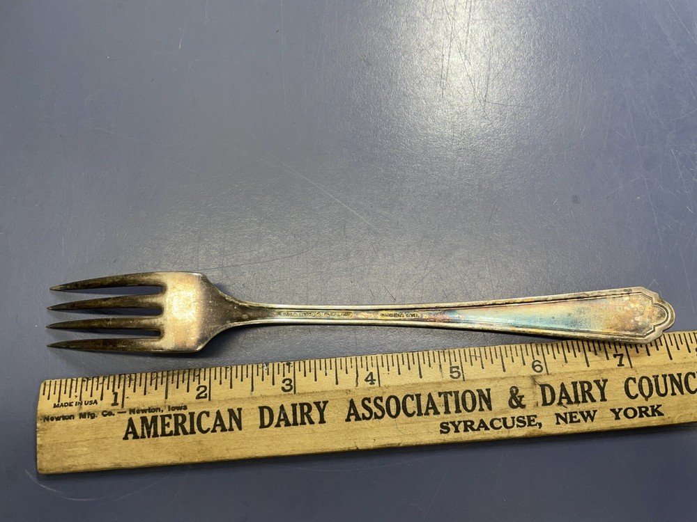 Vintage William Rogers Overland Oneida Silver Plate Fork