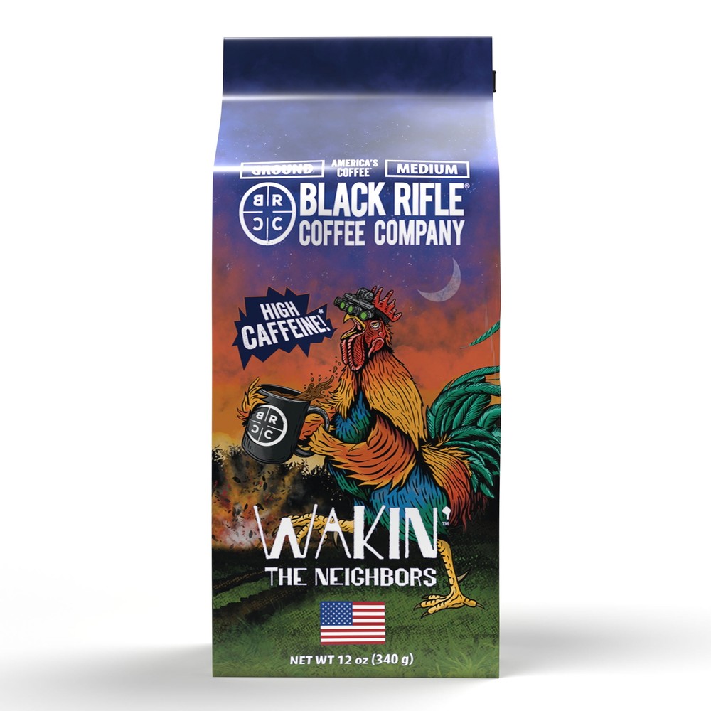 Highly Caffeinated, Medium Roast, Ground Coffee, 12 oz