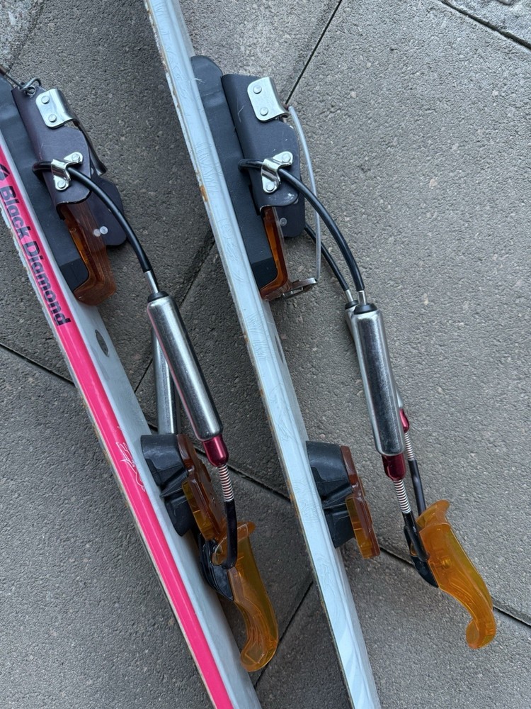 G3 TARGA Telemark TM ski bindings w/ leashes, & mounting hardware~