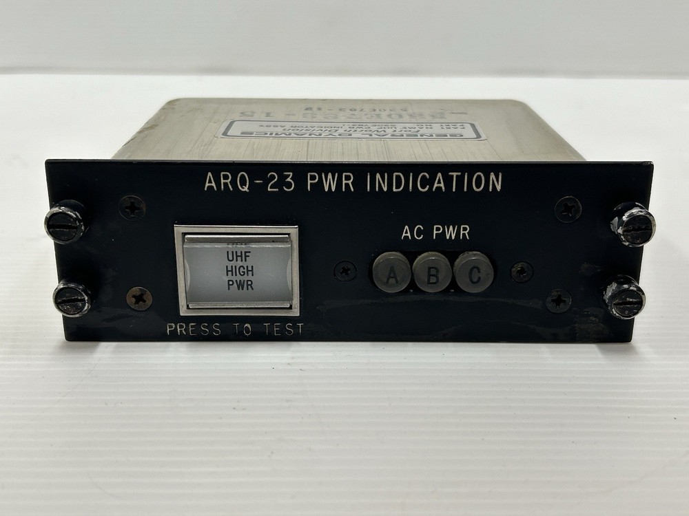 Vintage US Military General Dynamics UHF Power Indicator Assembly