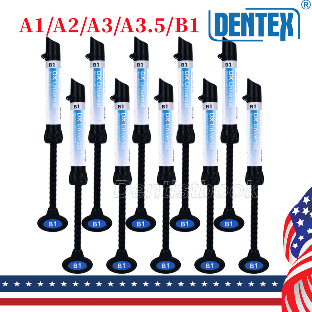Dentex Universal Dental Composite Resin Light Cure Material A1/A2/A3/A3.5/B1