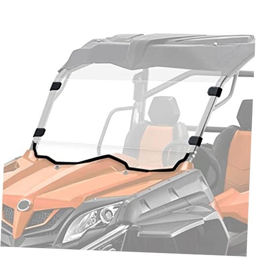 Scratch-Resistant UV-Resistant ZForce 800 Full Windshield - Compatible with