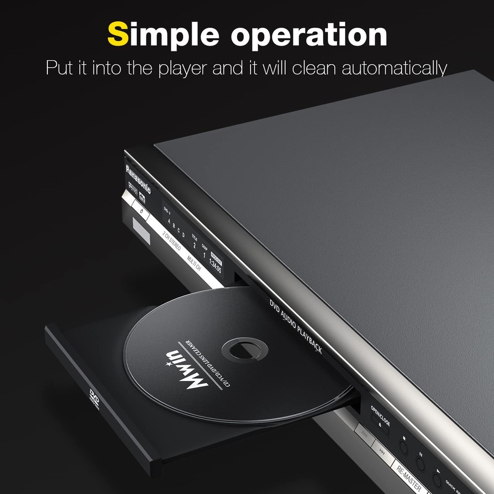 Cd Cleaner Disc For Cd Player Safe And Effective Laser Lens Cleaning Disc Cd/vcd