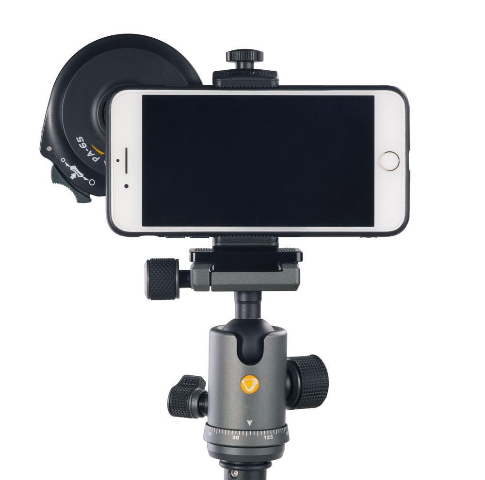 VEO PA-65 UNIVERSAL DIGISCOPING SMARTPHONE/OPTICS ADAPTER KIT W/BLUETOOTH REMOTE