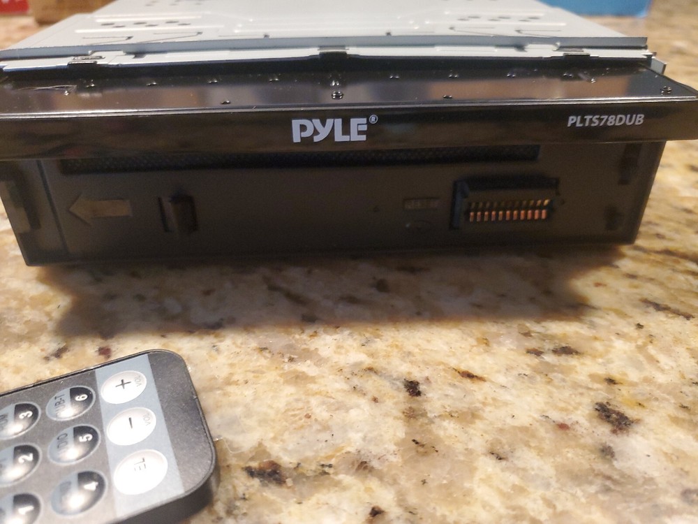 READ - Pyle 7" 1-DIN In-Dash DVD Player w/ Motorized Touchscreen & Bluetooth
