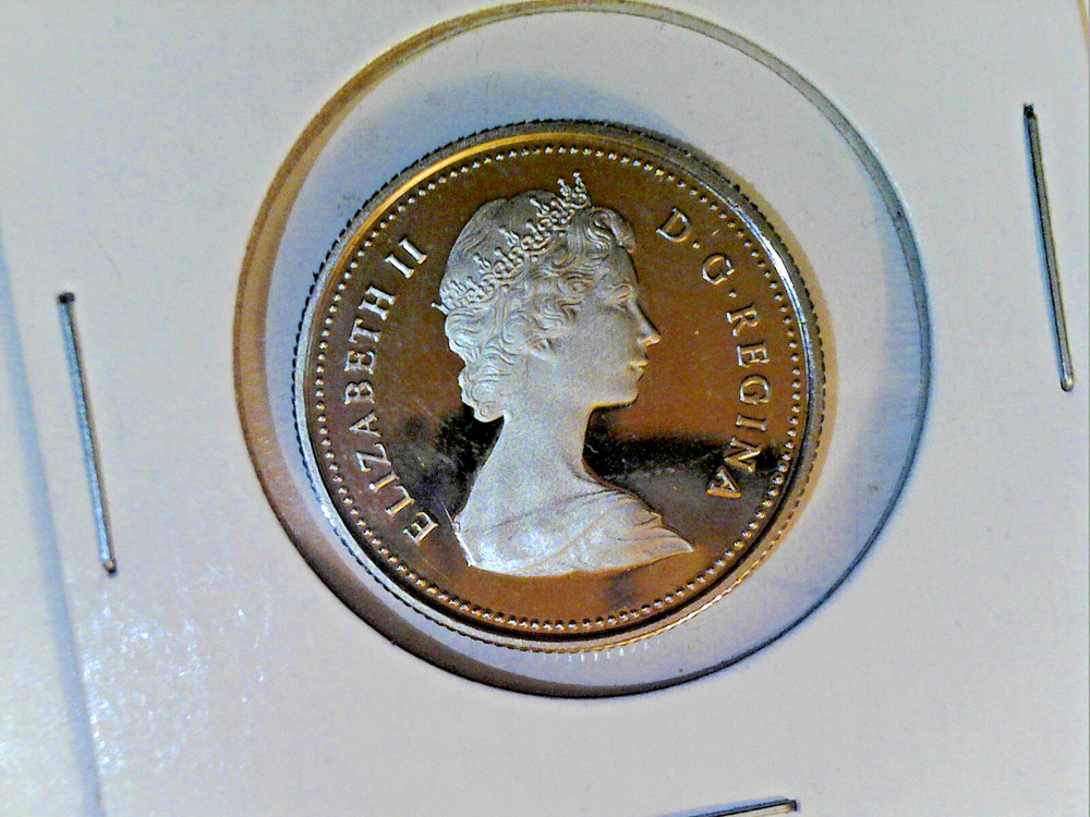1985 Proof Canada Quarter.