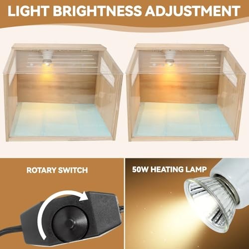 Chicken Brooder Box for Chicks - Poultry Brooder with Heaters : Panoramic