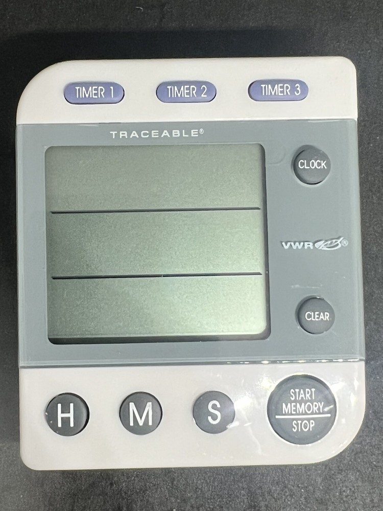 VWR Three Line Traceable Alarm Timer NEW IN BOX