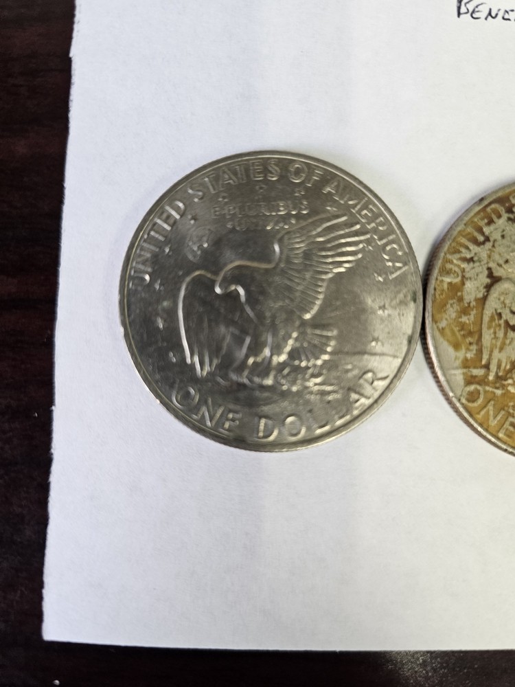 1972 Eisenhower Dollars Type 1 , 2 & 3