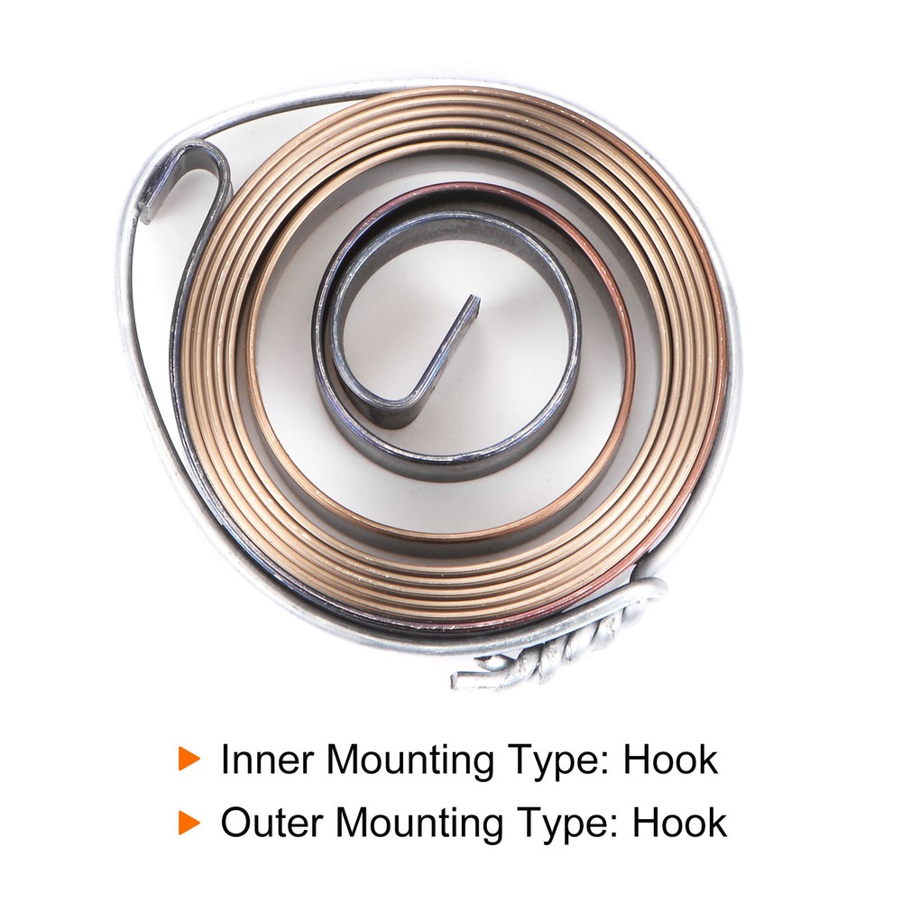 Drill Press Return Spring 45 x 10 x 0.8mm Quill Spring Feed Return Coil Spring