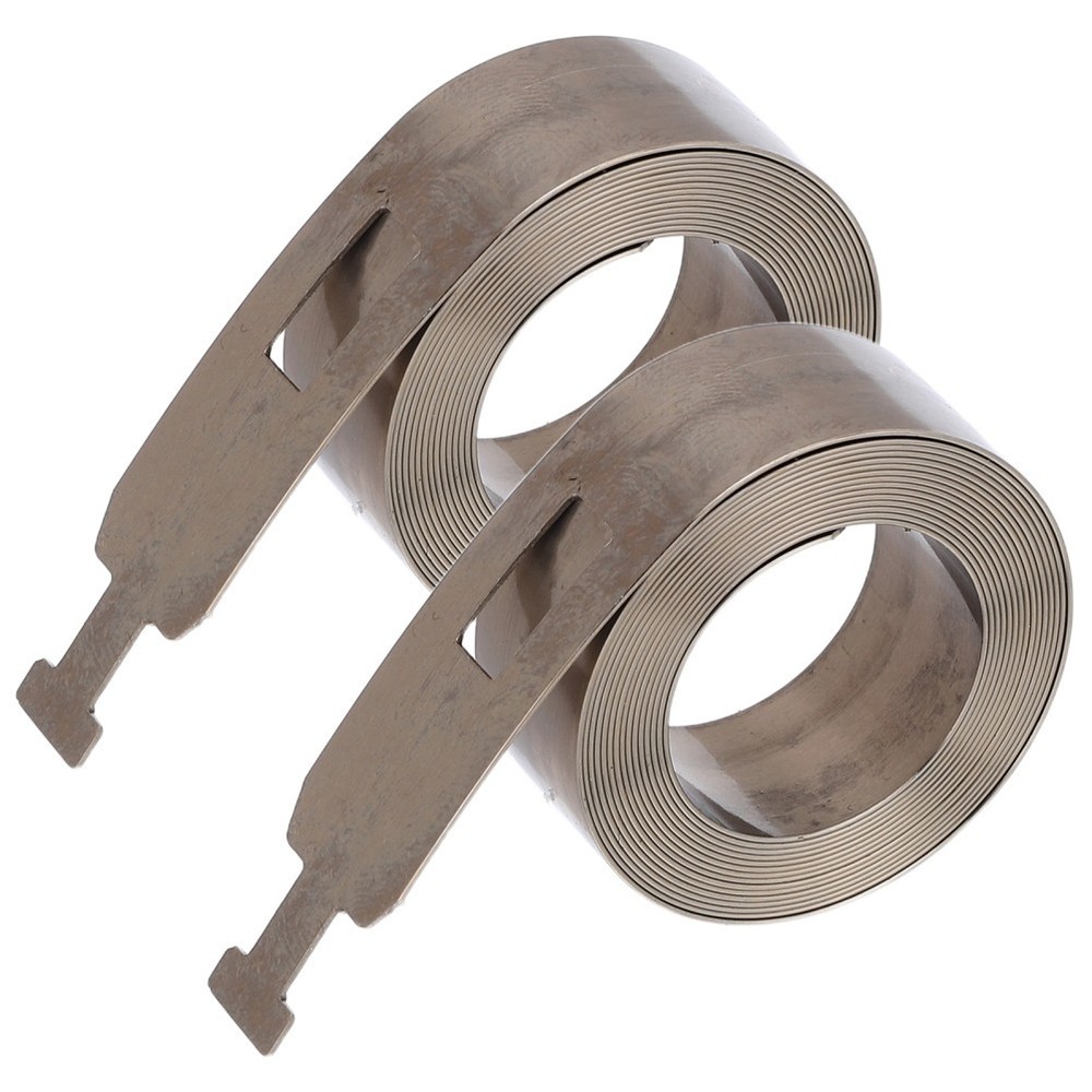 2pcs Window Coil Spring Flat Tension Spring Hardware 47x0.5" for Folding Window