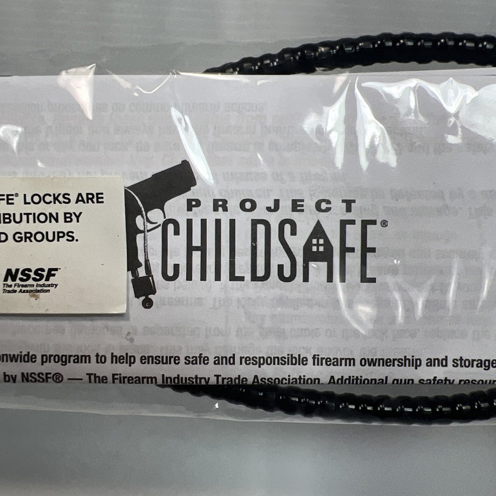 Gun Lock Cable Style 2 Keys Own It Respect It Secure It Project Child Safe New