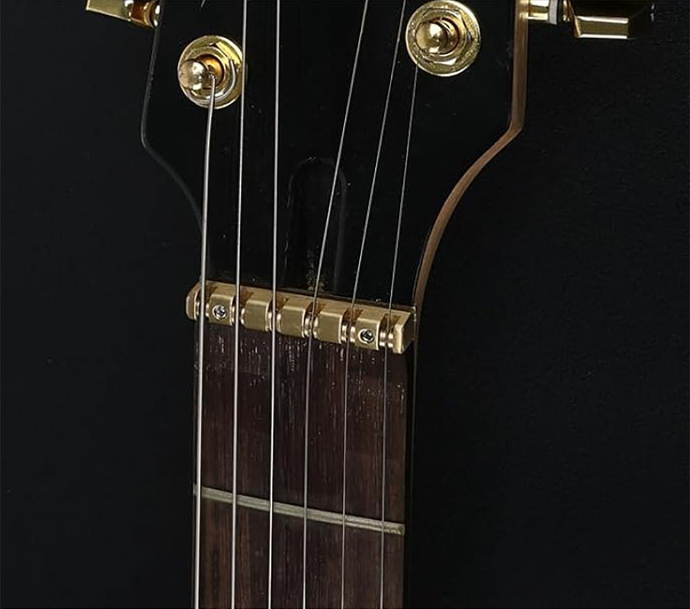 6 String 42mm Guitar Nut Split Regulation Adjustable Height Brass Roller Nut