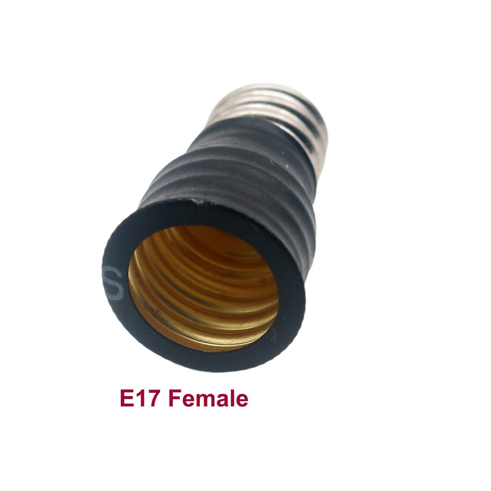 E14 to E17 Candelabra Base Socket LED Light Bulb Lamp Adapter Converter Holder