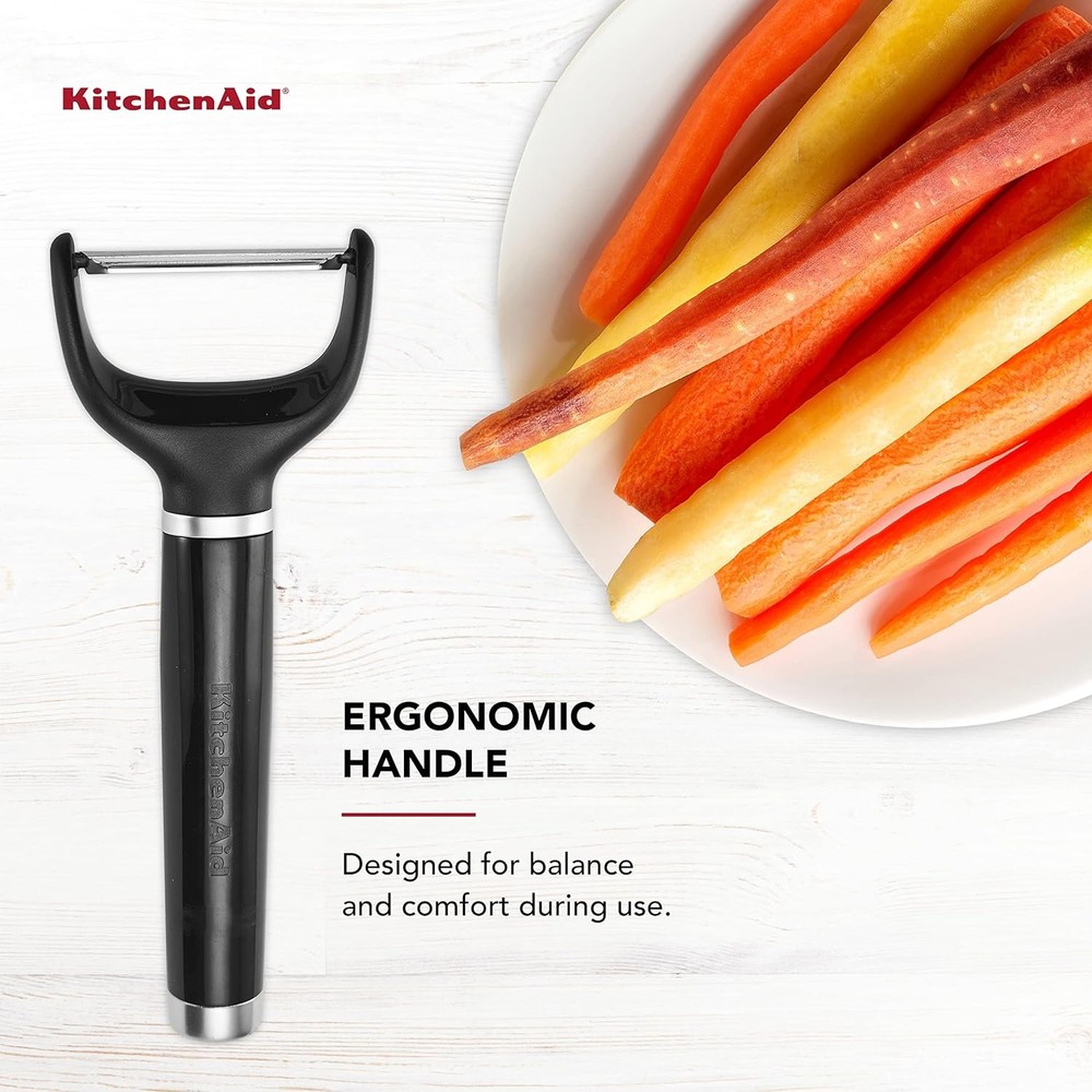 Y Peeler W/ Ergonomic Handle & Single Edge Blade Dishwasher Safe Kitchen