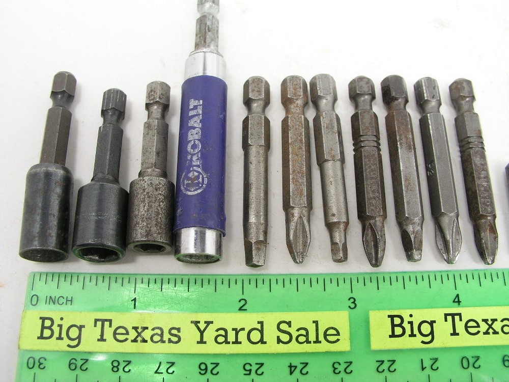 24pc 1/4" Hex Drive Bit Lot