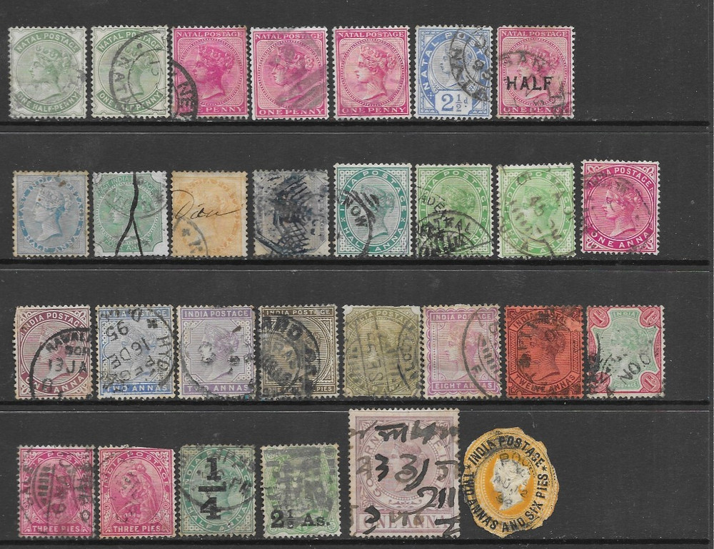 Commonwealth Queen Victoria Mixed Selection 29 x Values Used