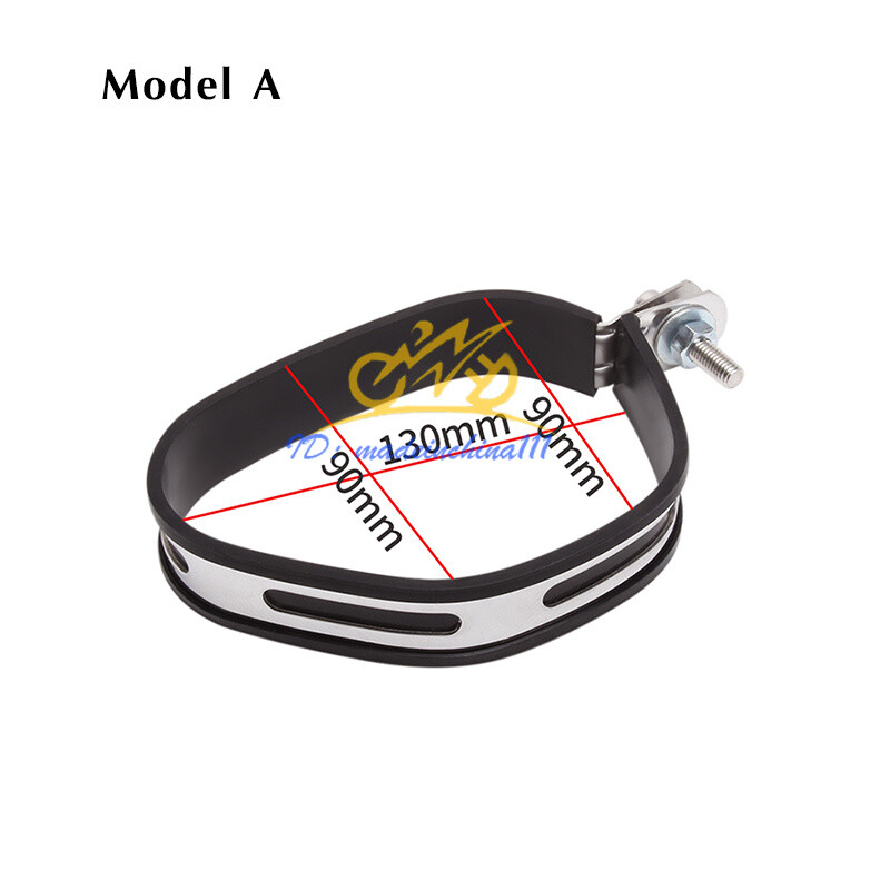 Universal Exhaust Clamp Motorcycle Pipe Muffler Hanger Strap Mounting Bracket