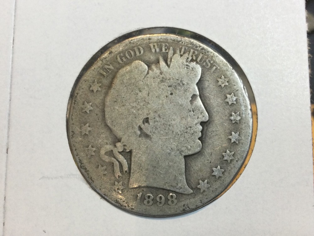 1898-S Barber Half in good