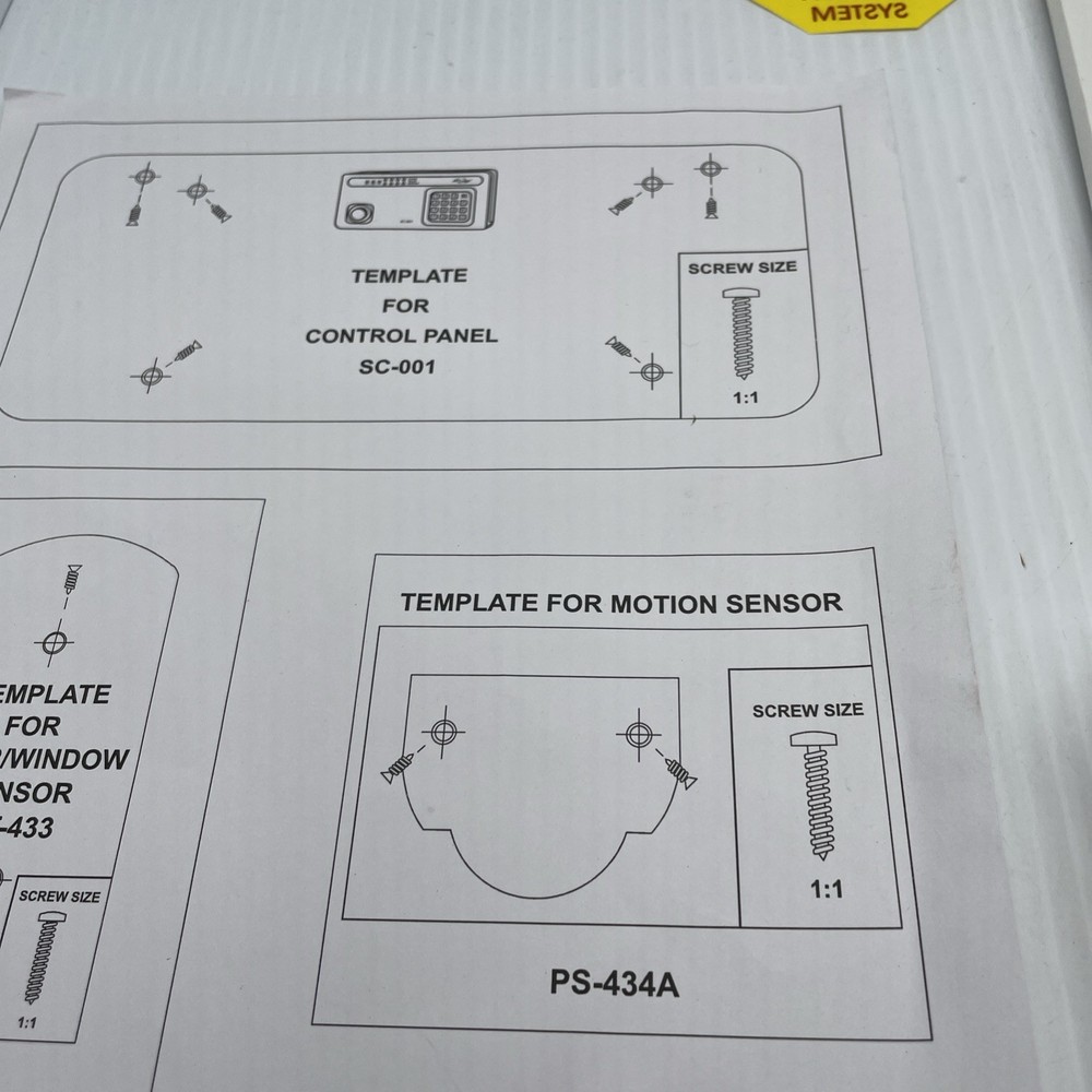 SKYLINK Wireless Alarm System Model SC-001 Panel Used