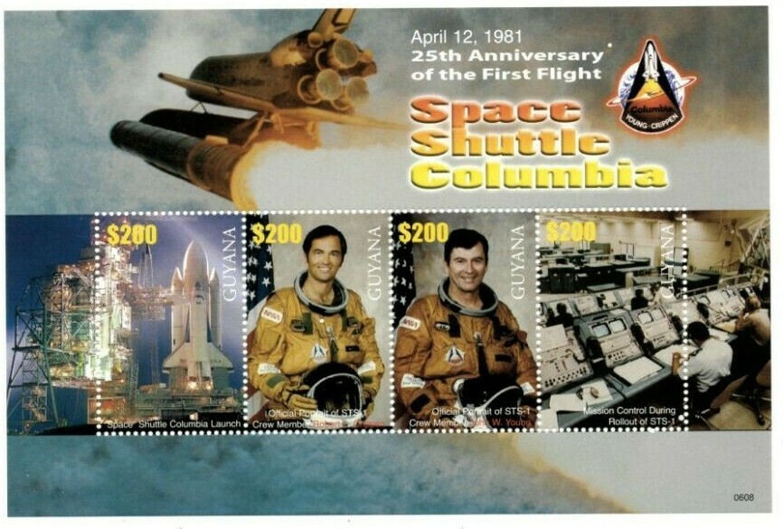 Guyana - 2006 - Space Shuttle Columbia - Sheet Of 4 - MNH