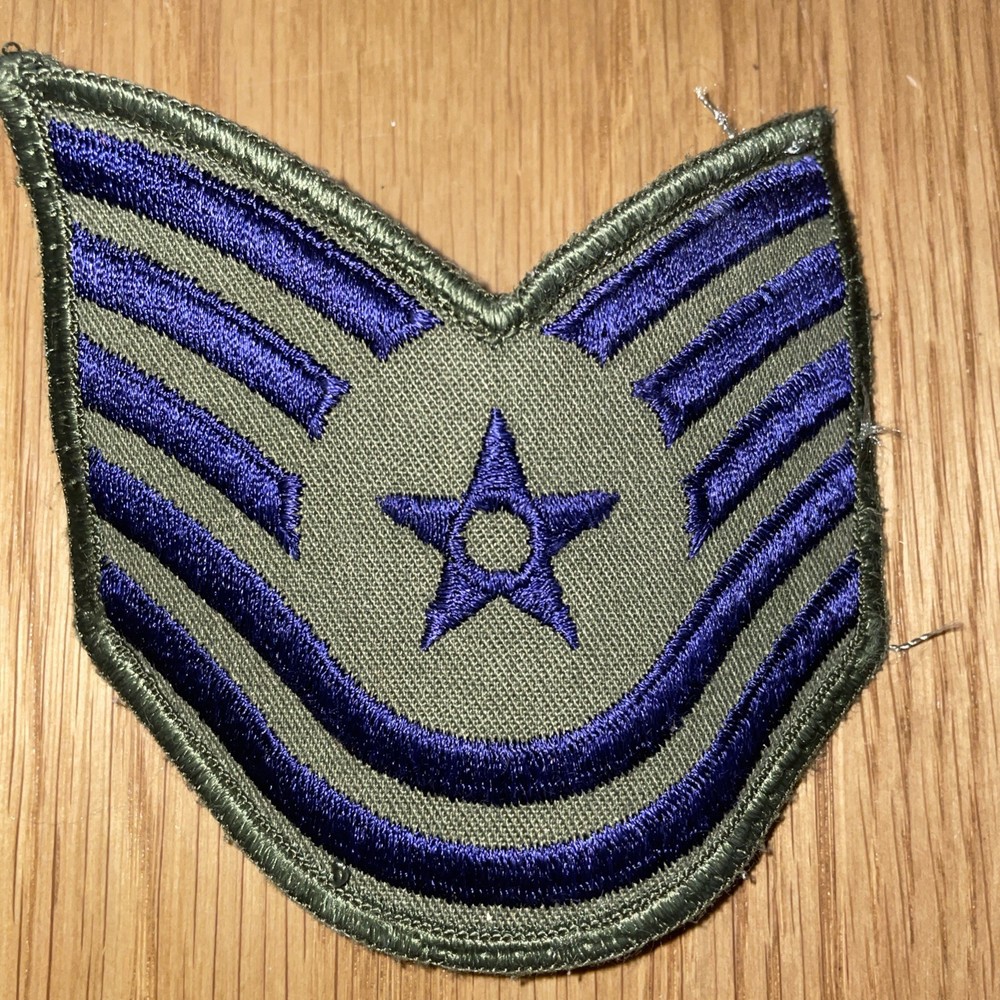 US Air Force Technical Sergeant Enlisted Rank Patch USAF