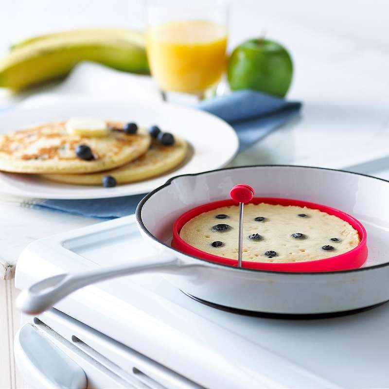 Silicone Pancake Ring Red